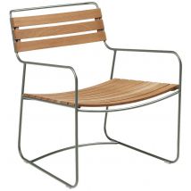 Fauteuil Bas Teck Surprising Romarin - Manutan Collectivités