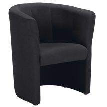 Fauteuil Bridge Club Enduit Pvc Noir - Manutan Collectivités