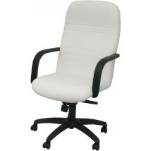 Fauteuil De Direction Letur Similicuir - Blanc - Manutan Collectivités