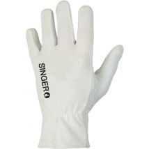 Gants Cuir Agneau Au Dos Jersey À Élastique De Taille 6 - 10 Paires - Manutan Collectivités