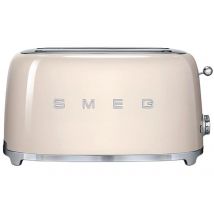 Grille-pain Multi-fente Smeg 4 Tranches Crème - Tsf02creu - Manutan Collectivités