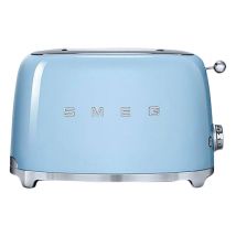 Grille-pain Multi-fente Bleu - Smeg - Tsf01pbeu - Manutan Collectivités
