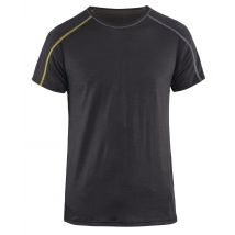 Haut De Sous-vêtements Xlight Gris Foncé/jaune Taille M - Manutan Collectivités
