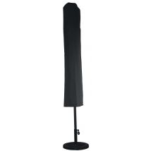 Housse De Parasol Rectangulaire 3x2 M À 3x4 M Avec Tuteur - Gris - Manutan Collectivités