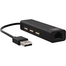 Hub Usb-a Vers 3 Ports Usb-a Et Port Rj45 - Manutan Collectivités