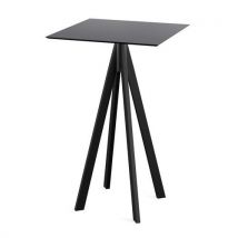 Infinity Mange-debout Noir 70x70 Cm - Manutan Collectivités