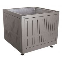 Jardinière Silaos Acier 100 X 100 Cm Avec Bac - Gris Procity - Manutan Collectivités