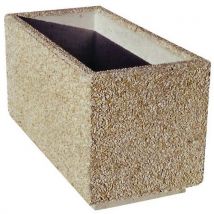Jardinière Rectangulaire En Béton 100 X 50 X 50 Cm - Manutan Collectivités