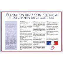 La Déclaration Des Droits De L'homme Et Du Citoyen - Manutan Collectivités
