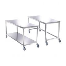 La Table De Préparation Du Linge En Inox 1 Plateau - Manutan Collectivités