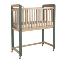 Lit Haut Seul Duo Avec Matelas 120x60 Cm Piètement Kaki - Manutan Collectivités