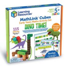 Lot 100 Cubes Mathlink Dinosaures + 15 Cartes - Manutan Collectivités