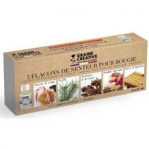 Lot 5 Flacons 27ml Senteur Bougie - Manutan Collectivités
