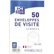 Lot De 1000 Enveloppes 90x140 Gommées De Visite - Manutan Collectivités
