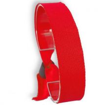 Lot De 100 Bracelet D'identification Tissus - Rouge - Manutan Collectivités