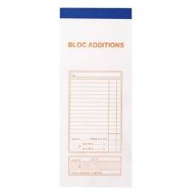 Lot De 10 Bloc Addition 50 Feuillets Autocopiants Numérotés 9,1x22,5cm - Manutan Collectivités