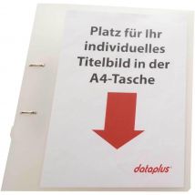 Lot De 10 Classeur A4 Person.+pochette: Pp: 2-ann. 32/25mm Transparent - Manutan Collectivités