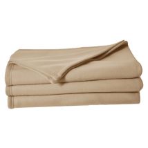 Lot De 10 Couvertures Polaire 150 X 220 Cm Sable 9358 - Manutan Collectivités