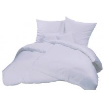 Lot De 10 Draps Housses Coton 90x190 Cm Coloris Uni Blanc - Manutan Collectivités