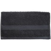 Lot De 10 Serviettes De Toilette 50 X 90 Cm Noir - Manutan Collectivités