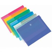 Lot De 12 Enveloppes De Présentation - Format A4 - Assorti - Manutan Collectivités