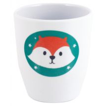 Lot De 12 Gobelets 16 Cl Mélamine Blanche - Renard - Manutan Collectivités