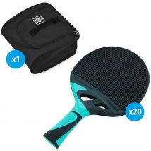 20 Raquettes De Tennis De Table Tacteo 30 Cornilleau Avec Sac De Rangement - Manutan Collectivités