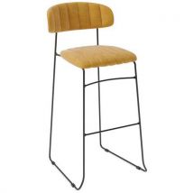 Lot De 2 Tabouret Empilable Mundo Jaune Velours - Manutan Collectivités