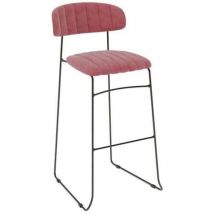 Lot De 2 Tabouret Empilable Mundo Rose Velours - Manutan Collectivités