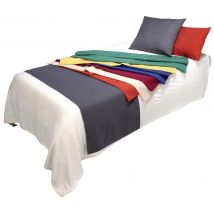Lot De 2 Couvre-lit Nina 240x280 Cm Framboise - Manutan Collectivités