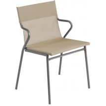 Lot De 2 Fauteuils Horizon Noisette Lafuma - Manutan Collectivités