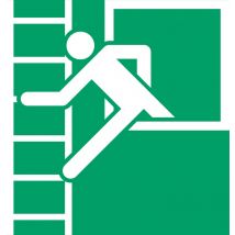 Lot De 3 Panneau Fenêtre De Secours Escalier De Secours Fixe 200x200 - Manutan Collectivités