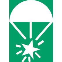 Lot De 3 Panneau Pictogramme Signal Lumineux À Parachute 300x300 Mm - Manutan Collectivités