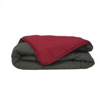 Lot De 4 Couettes Bicolores 240x260 Cm Gris/rouge - Manutan Collectivités