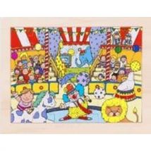 Lot De 4 Puzzles 'les Loisirs' De 24 Pièces En Bois. - Manutan Collectivités