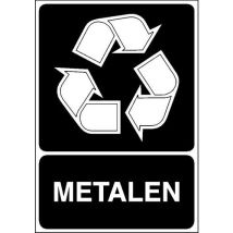 Lot De 5 Panneau De Signalisation Pour Tri Sélectif - Metal - Manutan Collectivités