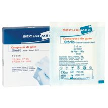 5 Boîtes De 5 Compresses De Gaze Stérile, 5x5cm-securimed - Manutan Collectivités