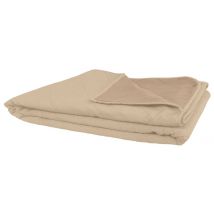 Lot De 5 Couvre-lits Lolya Polyester 180 X 250 Cm Naturel/lin - Manutan Collectivités