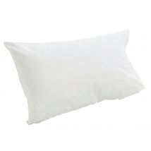 Lot De 5 Taies D'oreillers Sacs Coton Uni 40 X 60 Cm - Coloris Blanc - Manutan Collectivités