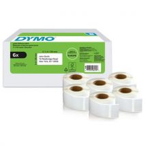 Lot De 6 Étiquette Retour Autocollante 6 Rouleaux Labelwriter -dymo - Manutan Collectivités