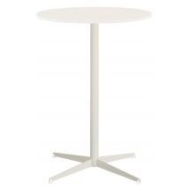 Mange Debout Tamaris Ø 80 Cm Plateau Blanc/blanc Piet. Blanc/transp. - Manutan Collectivités