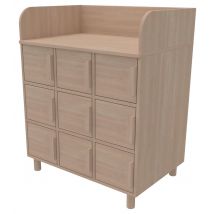 Meuble À Langer Filou 9 Portes Hêtre - Manutan Collectivités