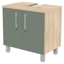 Meuble Sous Lavabo Identité Pin/eucalyptus - Manutan Collectivités