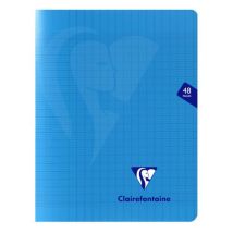 Mimesys Cahier Piqué Polypro 17x22cm 48p Séyès Bleu - Manutan Collectivités