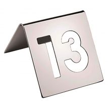 Numéro De Table En Inox 13-24 - Manutan Collectivités