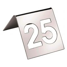 Numéro De Table En Inox 25-36 - Manutan Collectivités