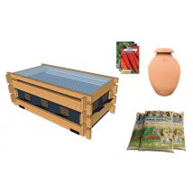Pack Complet : Potager Au Sol 0,5m² - Terreau - Graines - Manutan Collectivités