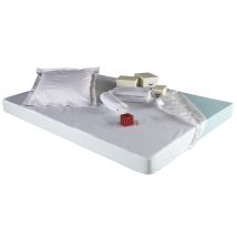 Pack Matelas Oregon Ep.15 Cm 80x190 Cm + Oreiller + Linge De Lit Blanc - Manutan Collectivités