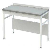 Paillasse Sèche Élève Stratifiée L.180 Cm Pieds Blanc - Manutan Collectivités