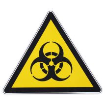 Panneau Danger - Risque Biologique - Adhésif - 200 Mm - Manutan Collectivités